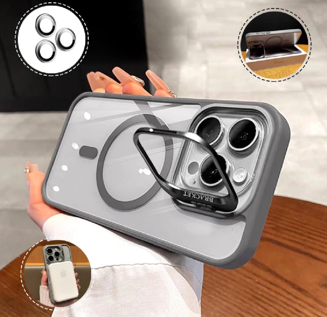 Shockproof Camera Stand Case With Free Lense Protector - Image 3