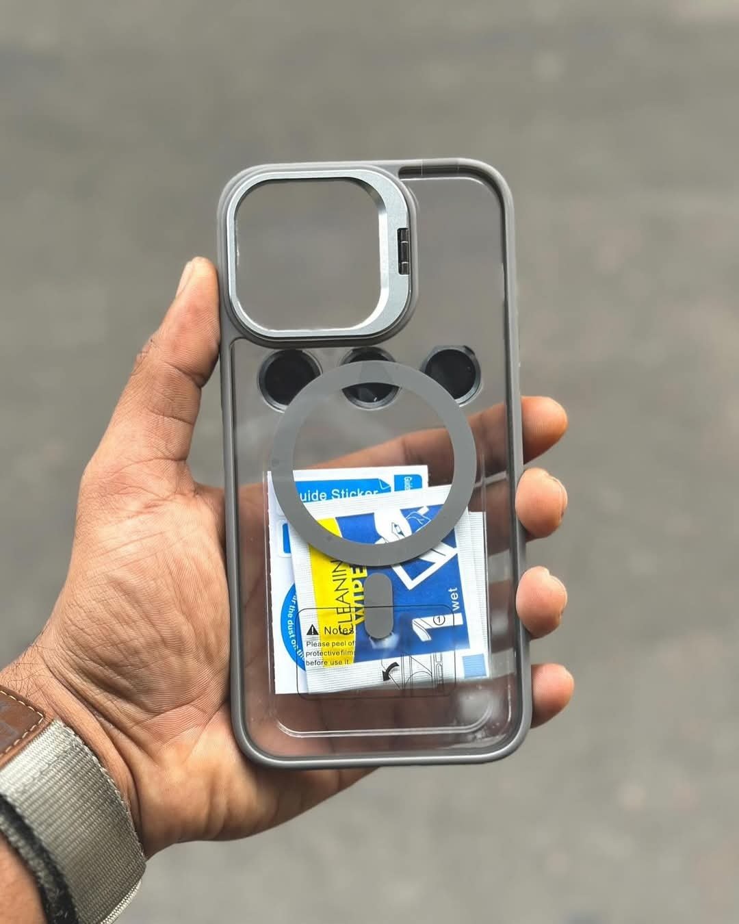 Shockproof Camera Stand Case With Free Lense Protector - Image 5